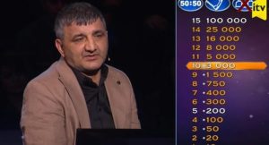 Rüfət Nasosnu “Milyonların şou”sunda oyunu ilə GÜNDƏM OLDU: 5 sual qalıb