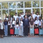Mingəçevirdə 600-dən yüksək bal toplayan məzunlarla görüş keçirilib